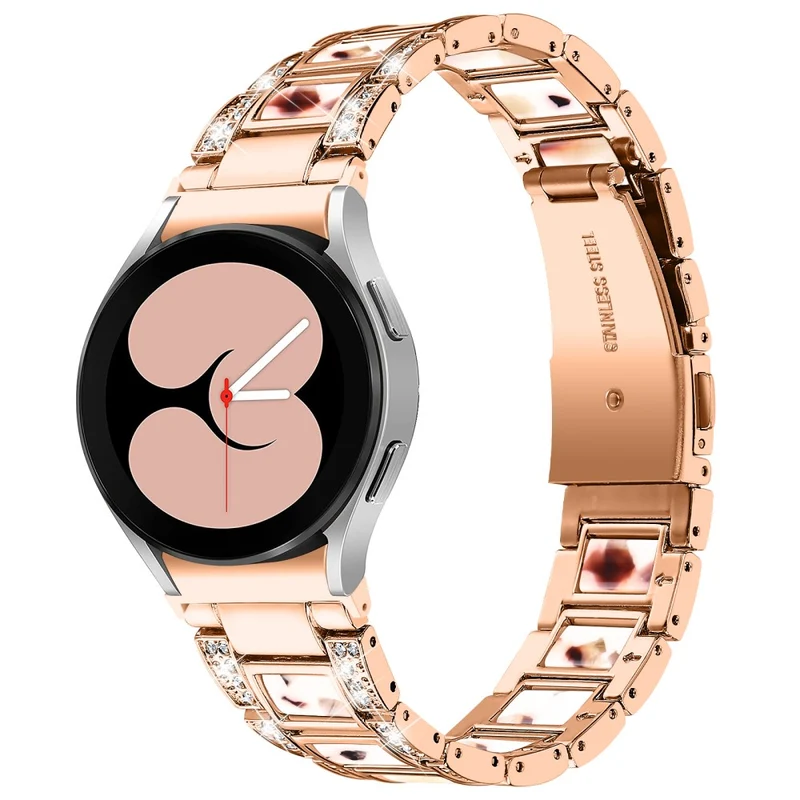 Bequem Universell Samsung Metall und Strass armband