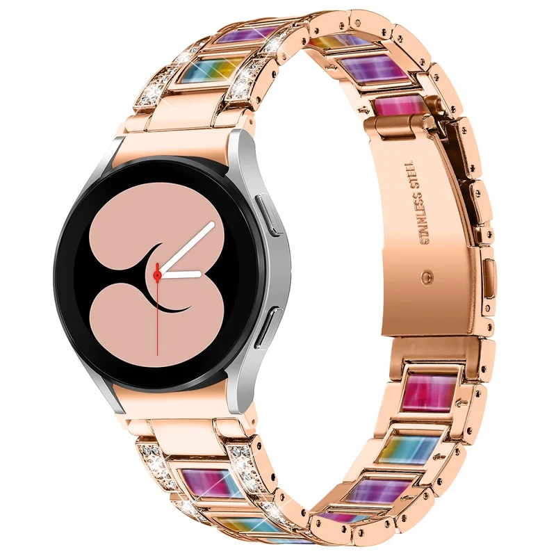 Bequem Universell Samsung Metall und Strass armband