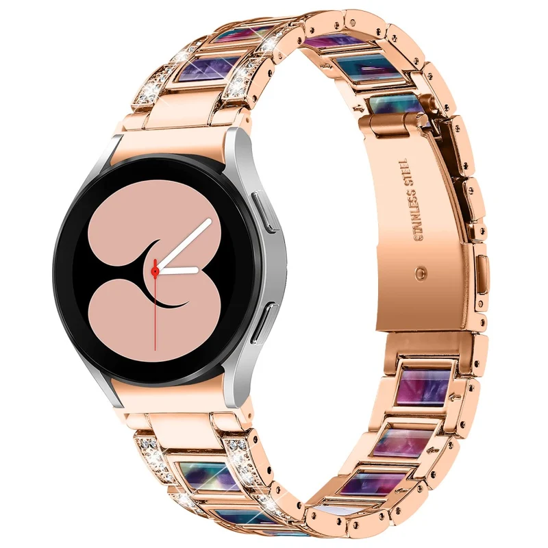 Bequem Universell Samsung Metall und Strass armband