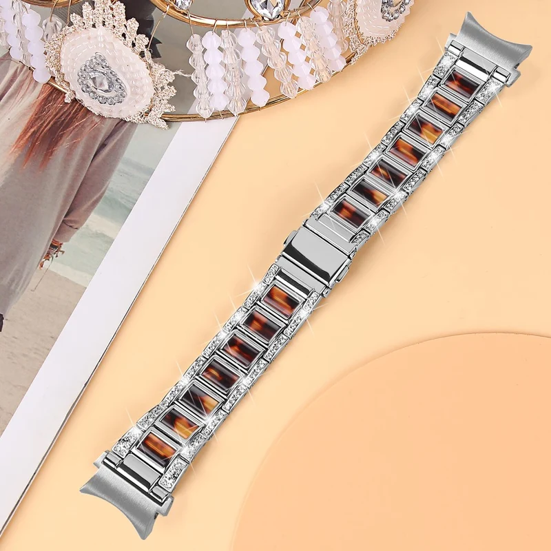 Absolut schön Universell Samsung Metall und Strass armband