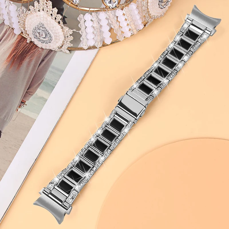 Absolut schön Universell Samsung Metall und Strass armband