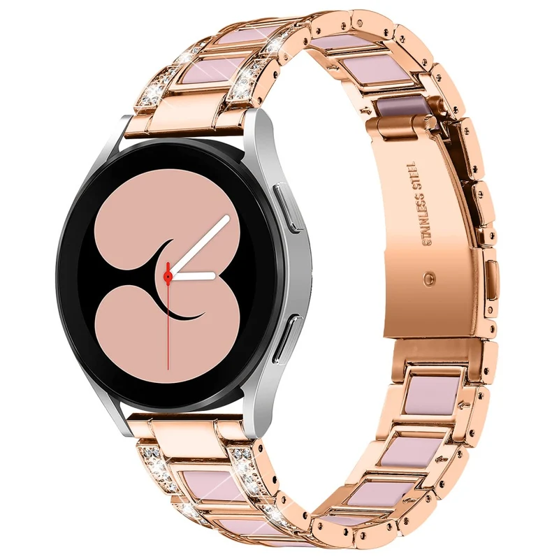 Wunderbar Universell Samsung Metall und Strass armband