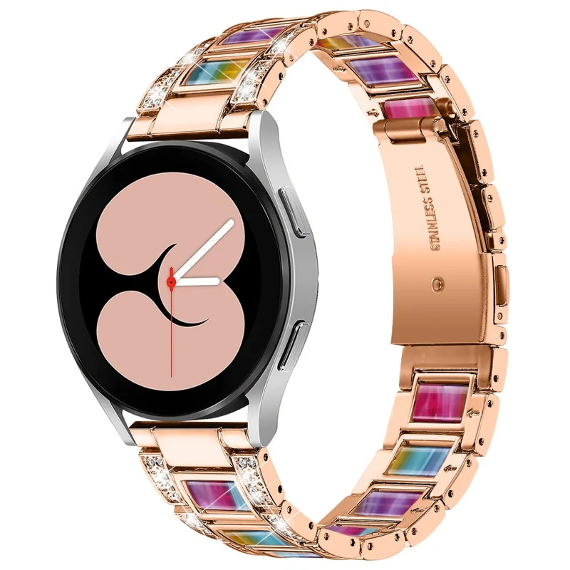 Wunderbar Universell Samsung Metall und Strass armband