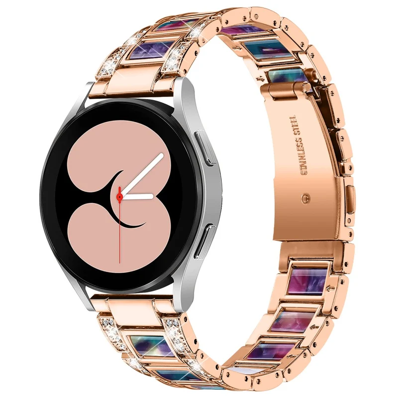 Wunderbar Universell Samsung Metall und Strass armband