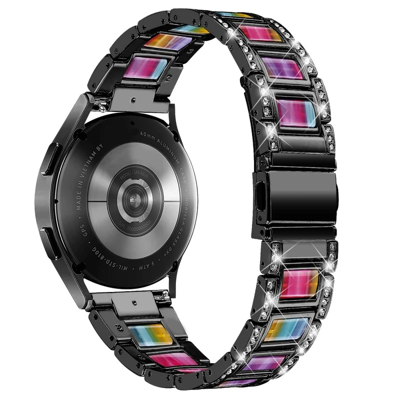Wunderbar Universell Samsung Metall und Strass armband