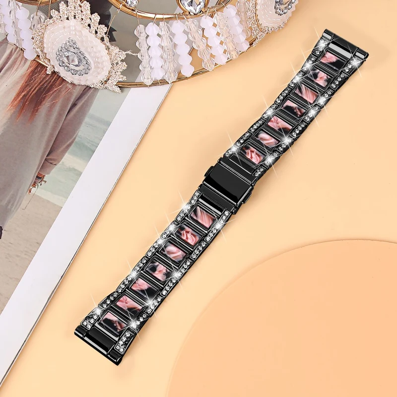 Wunderbar Universell Samsung Metall und Strass armband