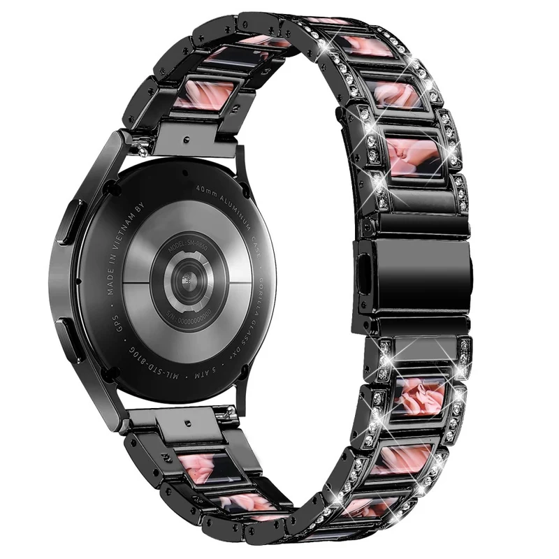 Wunderbar Universell Samsung Metall und Strass armband
