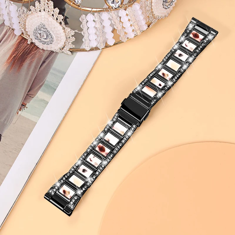 Wunderbar Universell Samsung Metall und Strass armband