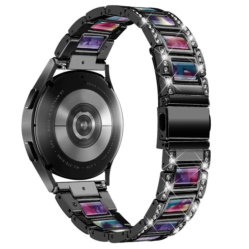 Wunderbar Universell Samsung Metall und Strass armband