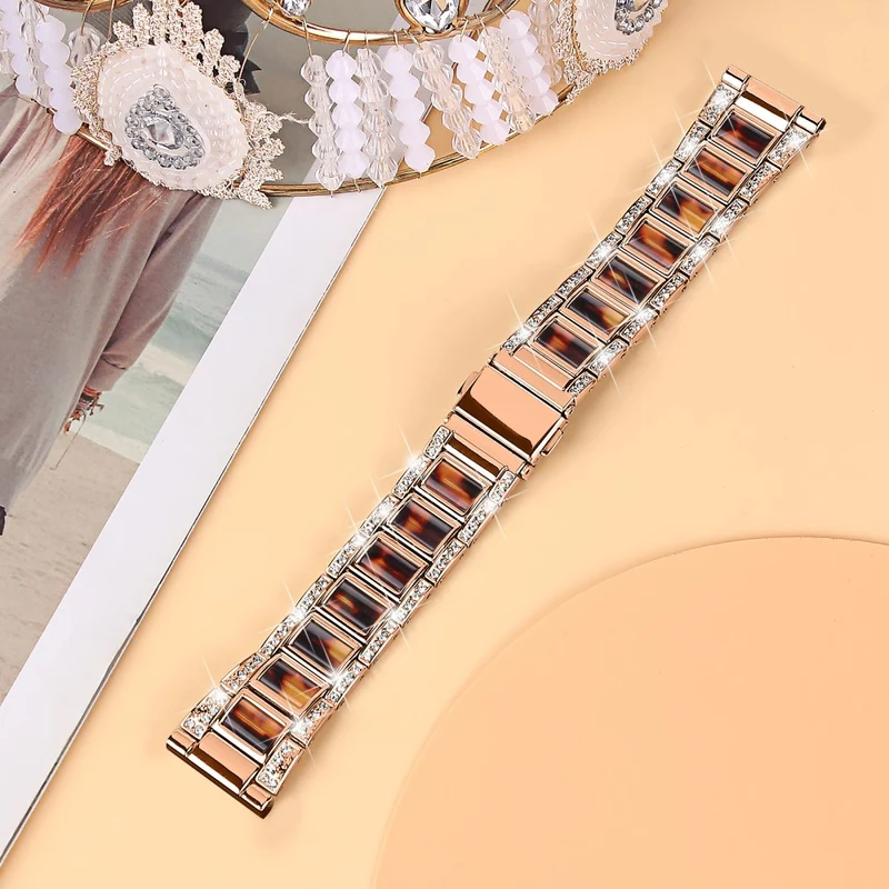 Wunderbar Universell Samsung Metall und Strass armband