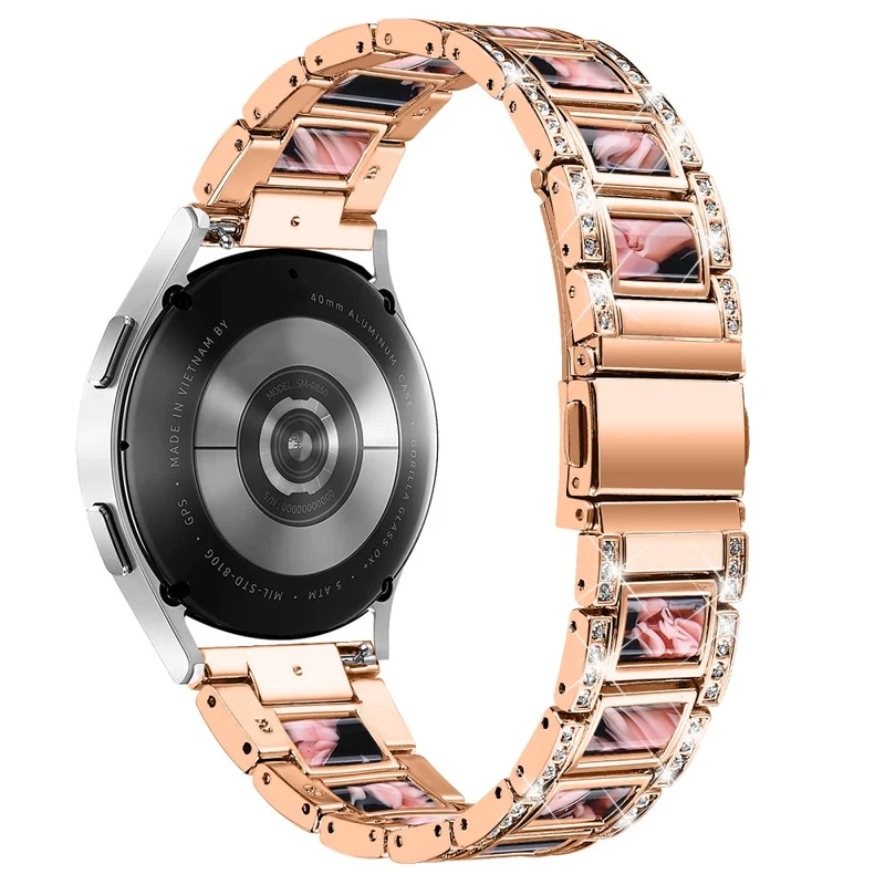 Wunderbar Universell Samsung Metall und Strass armband