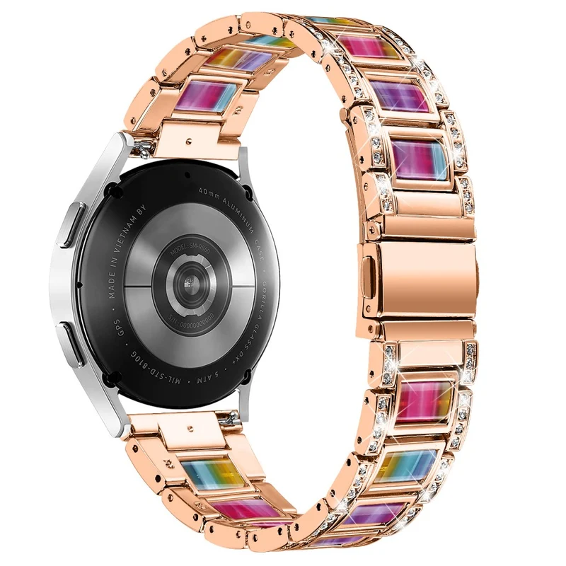 Wunderbar Universell Samsung Metall und Strass armband