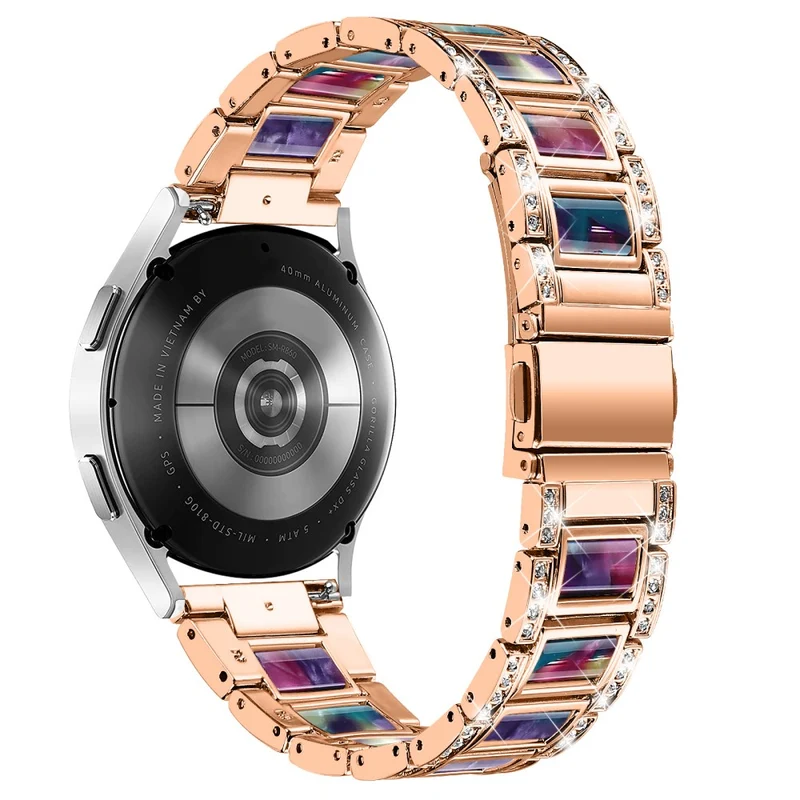 Wunderbar Universell Samsung Metall und Strass armband
