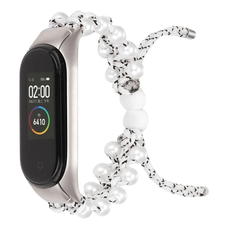 Xiaomi Mi Smart Band 4 / Xiaomi Mi Band 3 Strass und Textil / Nylon armband
