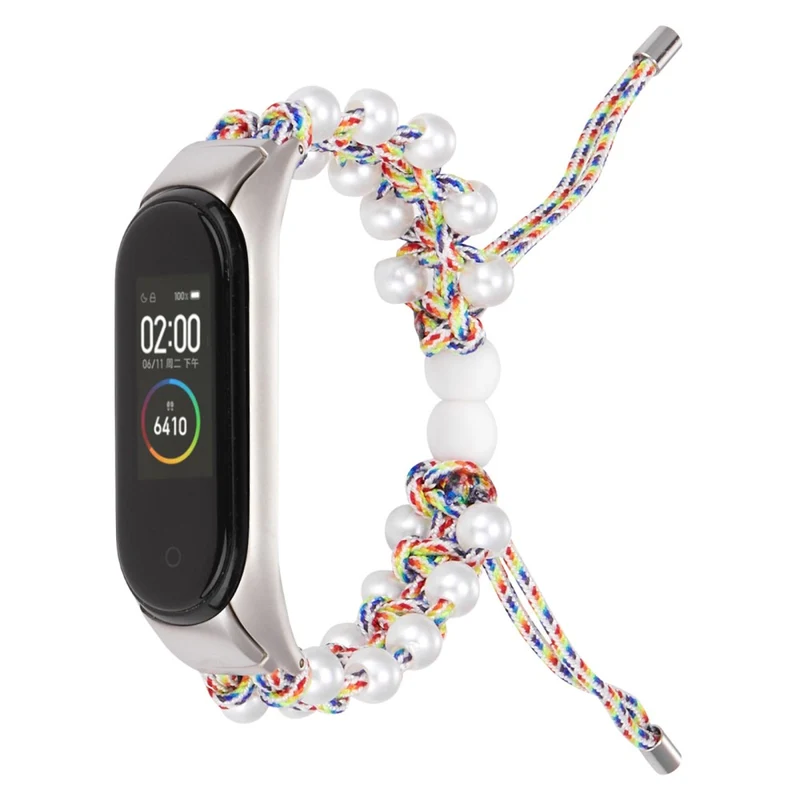 Xiaomi Mi Smart Band 4 / Xiaomi Mi Band 3 Strass und Textil / Nylon armband