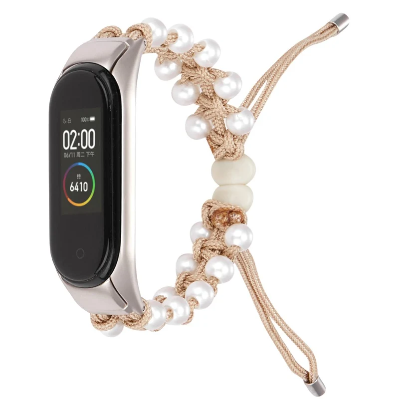 Xiaomi Mi Smart Band 4 / Xiaomi Mi Band 3 Strass und Textil / Nylon armband