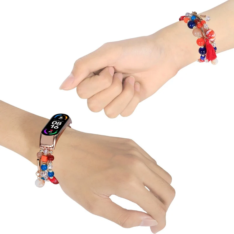 Mega haltbar Xiaomi Mi Band 7 Strass armband