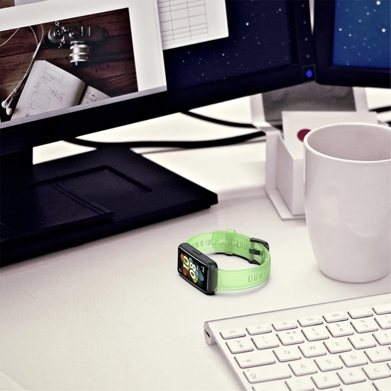 Bemerkenswert robust Huawei Band 7 Silikon / TPU armband