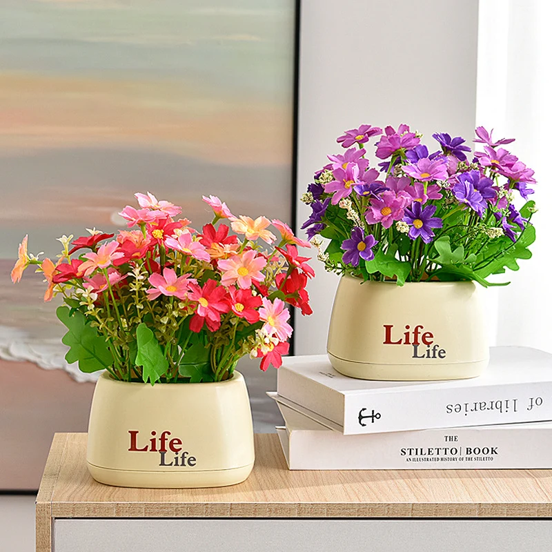 Lebensechter Blumen-Tischmittelstück-Arrangements