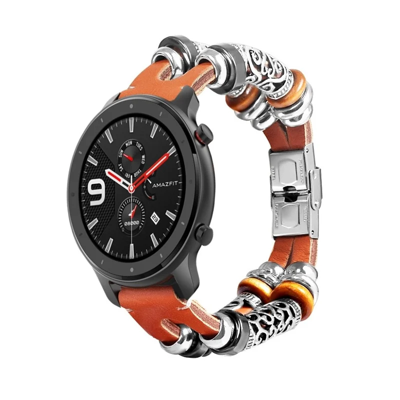 Sehr reizvoll Universell Echtes Leder und Metall armband