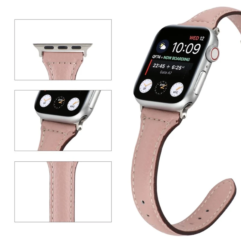 Unglaublich stylisch Universell Apple Kunstleder armband