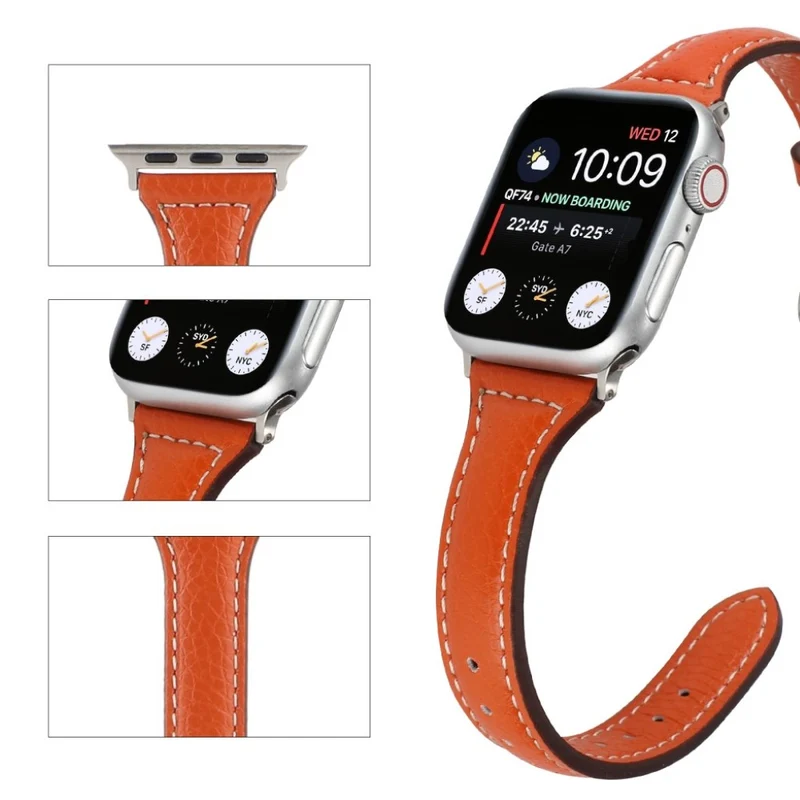 Unglaublich stylisch Universell Apple Kunstleder armband