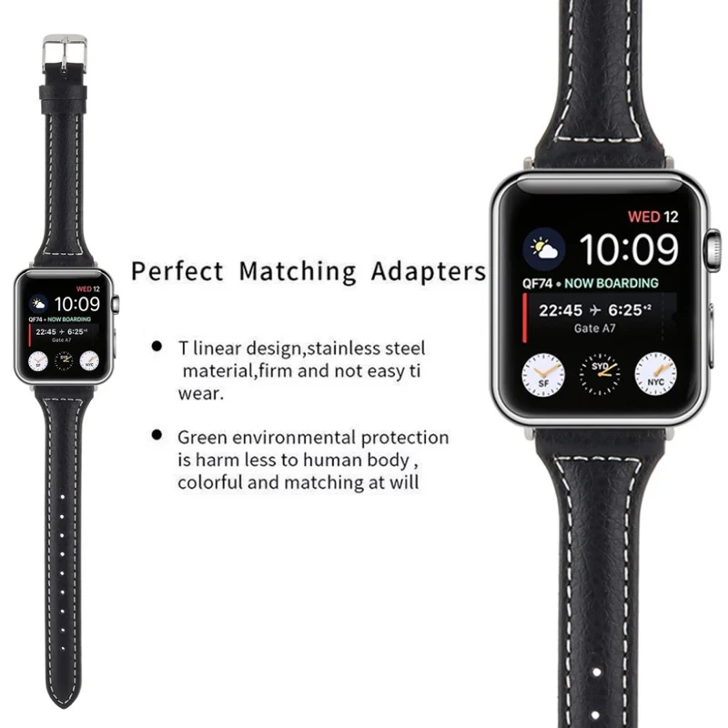 Unglaublich stylisch Universell Apple Kunstleder armband