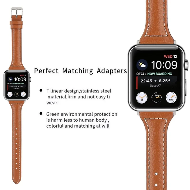 Unglaublich stylisch Universell Apple Kunstleder armband