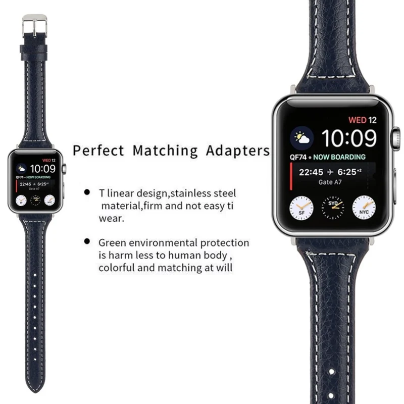Unglaublich stylisch Universell Apple Kunstleder armband