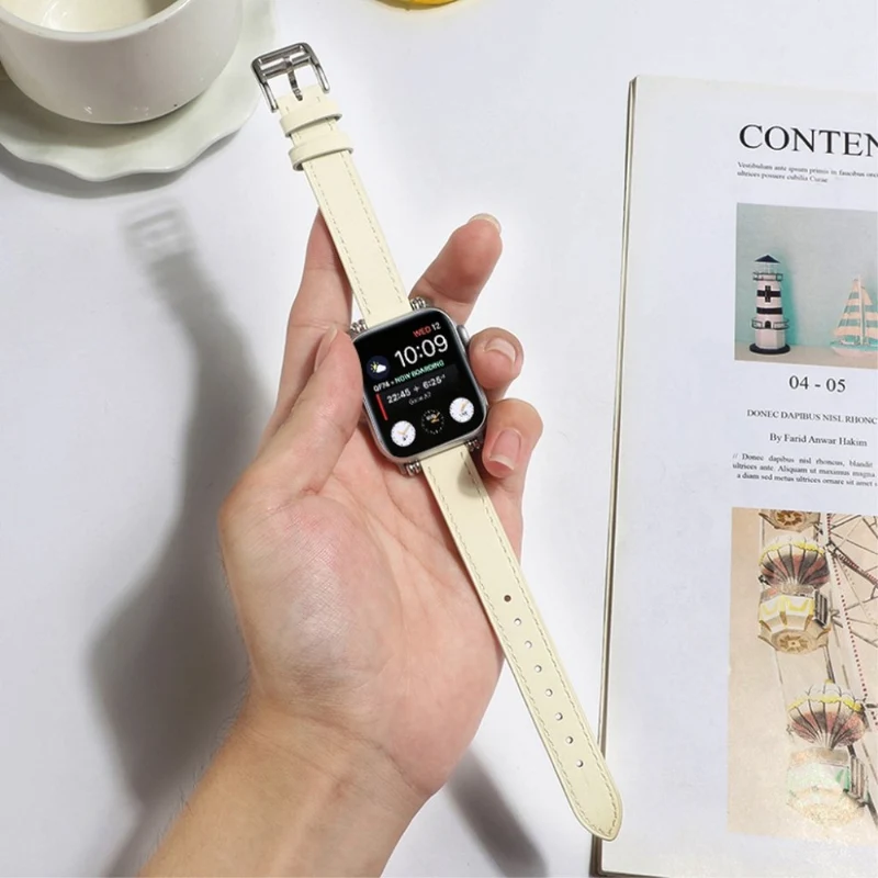 Bemerkenswert elegant Universell Apple Kunstleder armband
