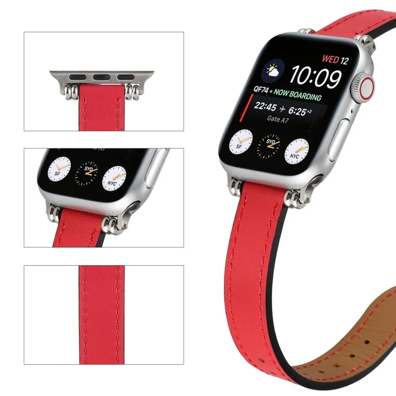 Bemerkenswert elegant Universell Apple Kunstleder armband