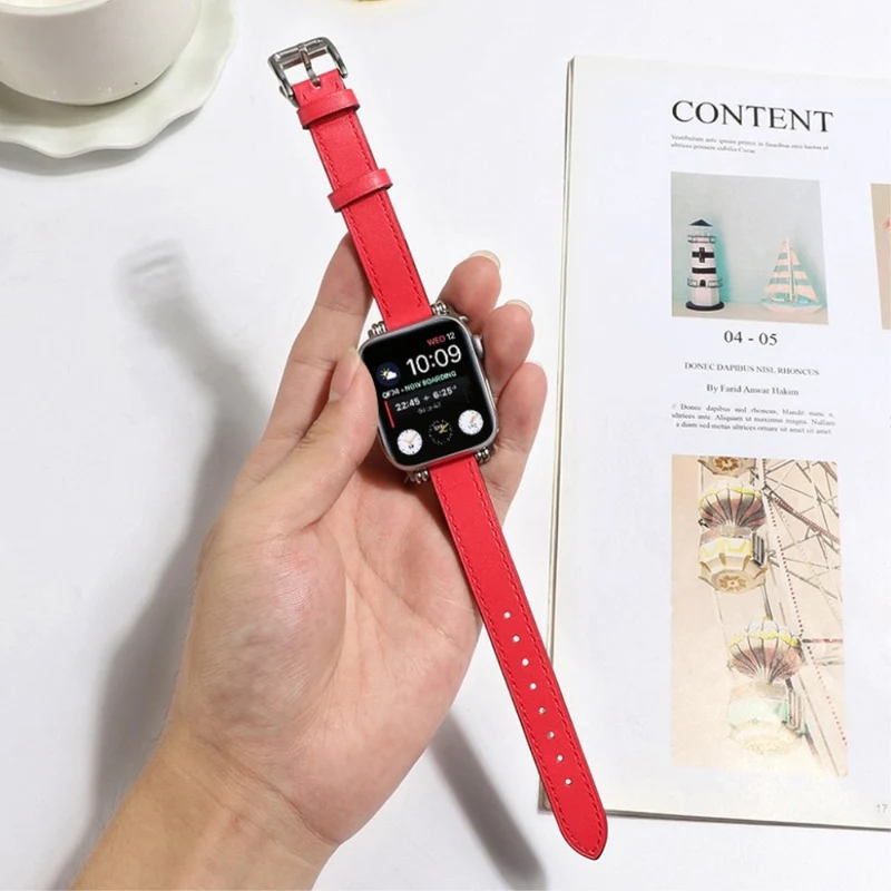 Bemerkenswert elegant Universell Apple Kunstleder armband