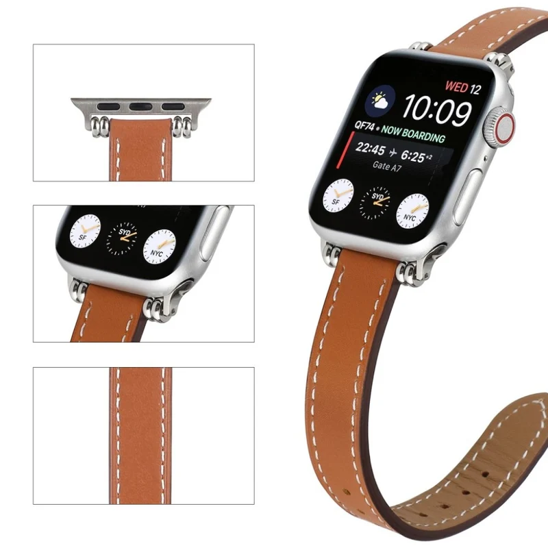 Bemerkenswert elegant Universell Apple Kunstleder armband
