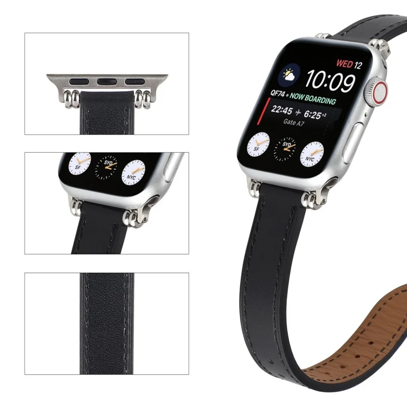 Bemerkenswert elegant Universell Apple Kunstleder armband