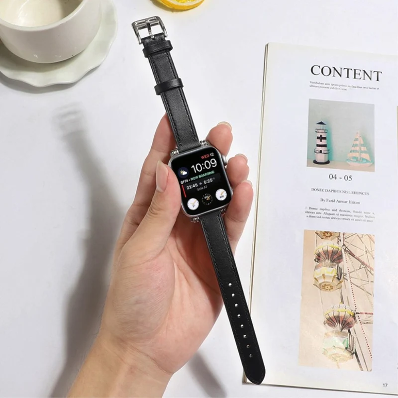 Bemerkenswert elegant Universell Apple Kunstleder armband