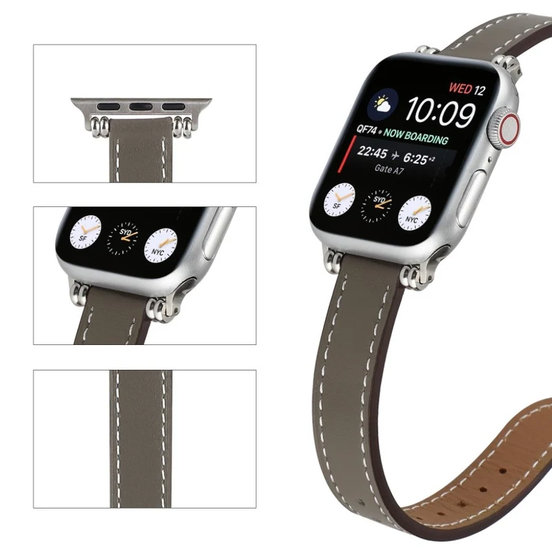 Bemerkenswert elegant Universell Apple Kunstleder armband