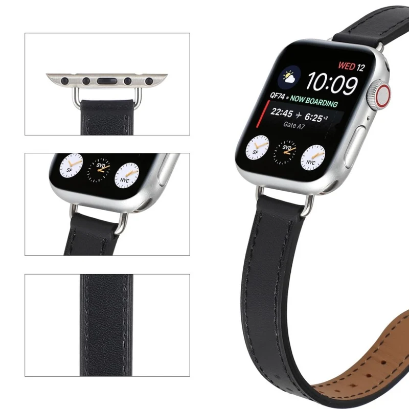 Sehr langlebig Universell Apple Kunstleder armband