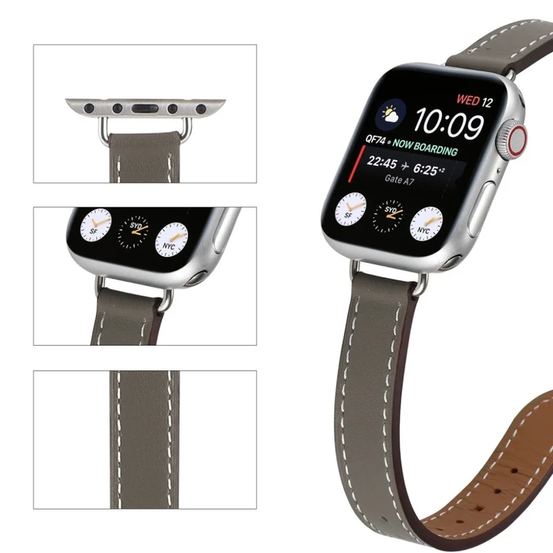 Sehr langlebig Universell Apple Kunstleder armband