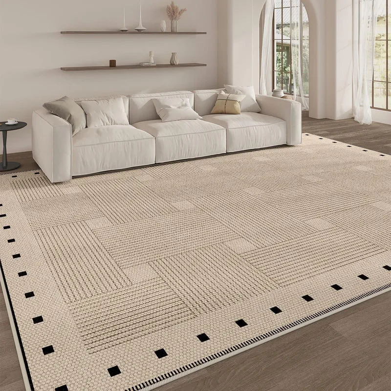 Moderne geometrisch gemusterte Teppichmatte