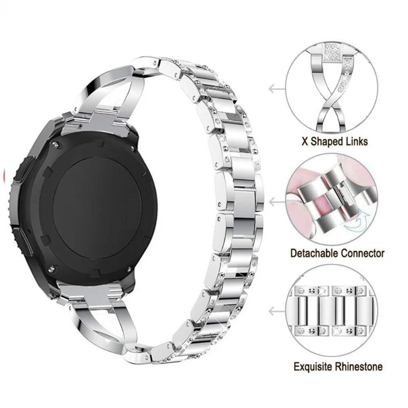 Bequem Haylou Solar LS05 Metall und Strass armband