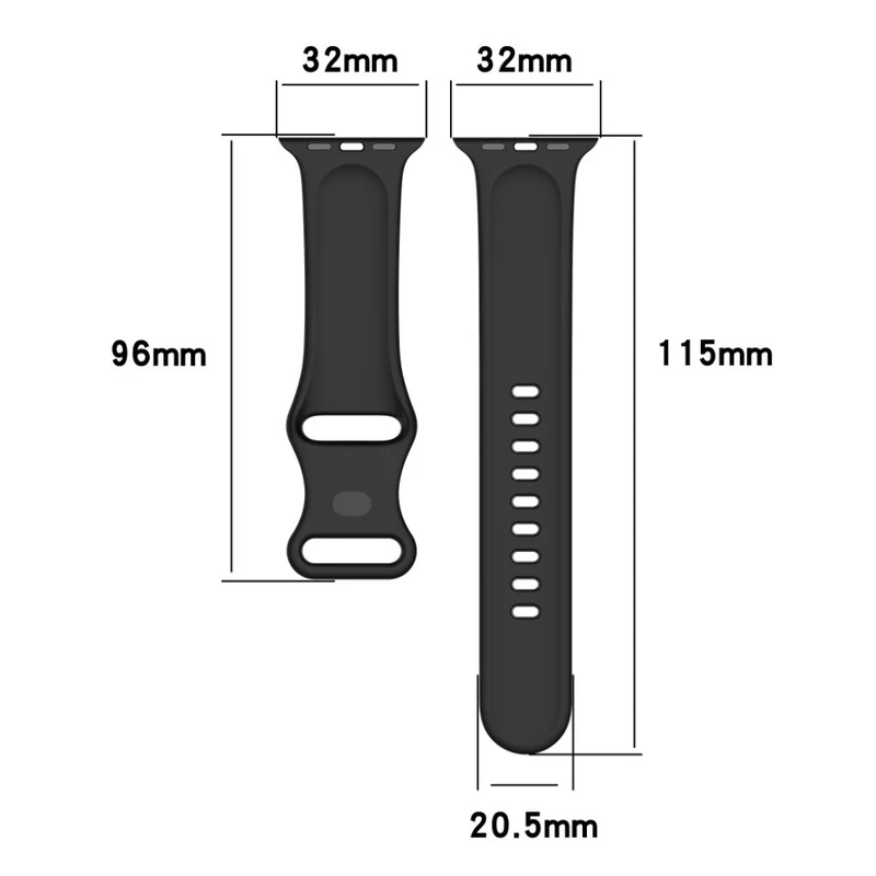 Absolut zuverlässig Universell Apple Silikon / TPU armband - Größe: S
