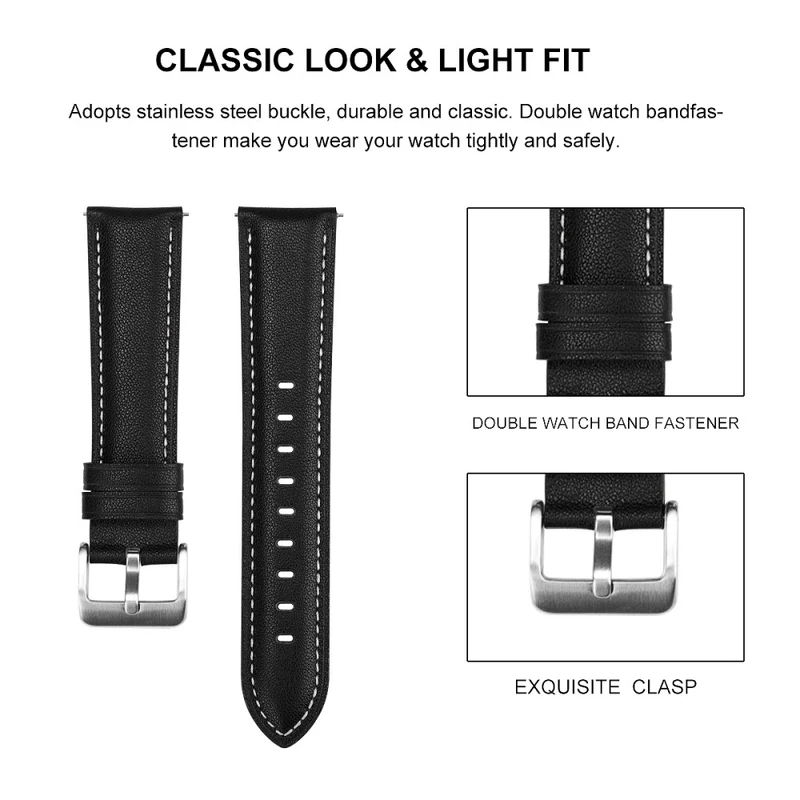 Super elegant Universell Echtes Leder armband