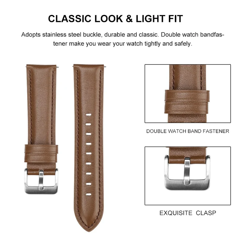 Super elegant Universell Echtes Leder armband