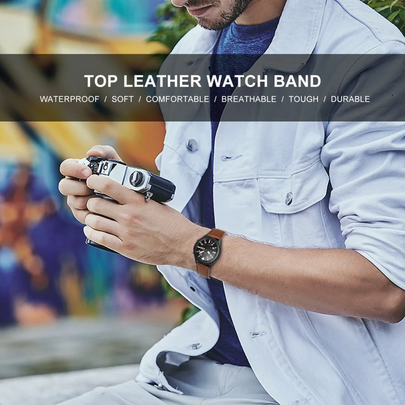 Super elegant Universell Echtes Leder armband