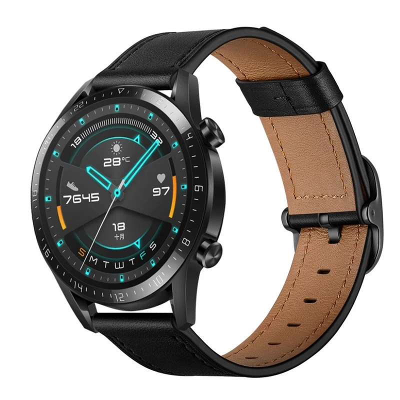 Samsung Galaxy Watch 3 (45mm) / Samsung Galaxy Watch (46mm) Echtes Leder armband