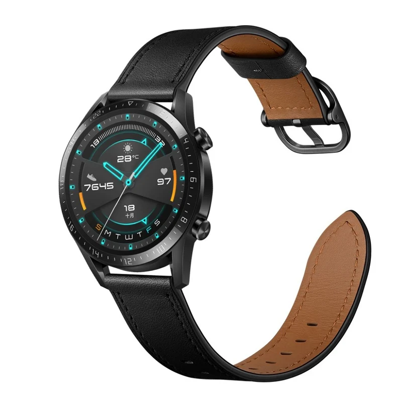 Samsung Galaxy Watch 3 (45mm) / Samsung Galaxy Watch (46mm) Echtes Leder armband