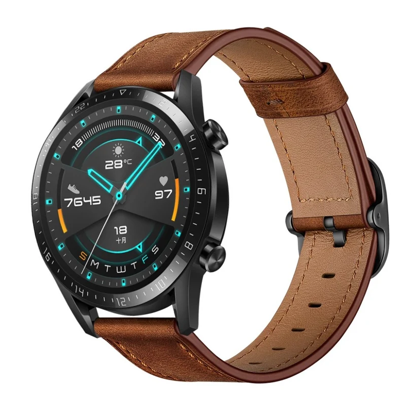 Samsung Galaxy Watch 3 (45mm) / Samsung Galaxy Watch (46mm) Echtes Leder armband
