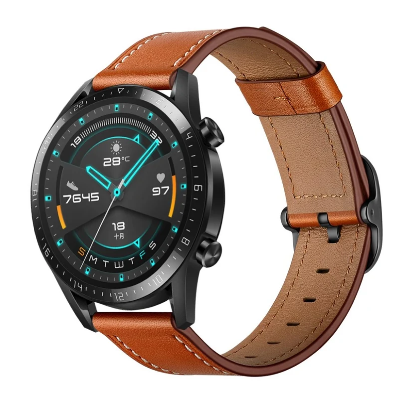 Samsung Galaxy Watch 3 (45mm) / Samsung Galaxy Watch (46mm) Echtes Leder armband