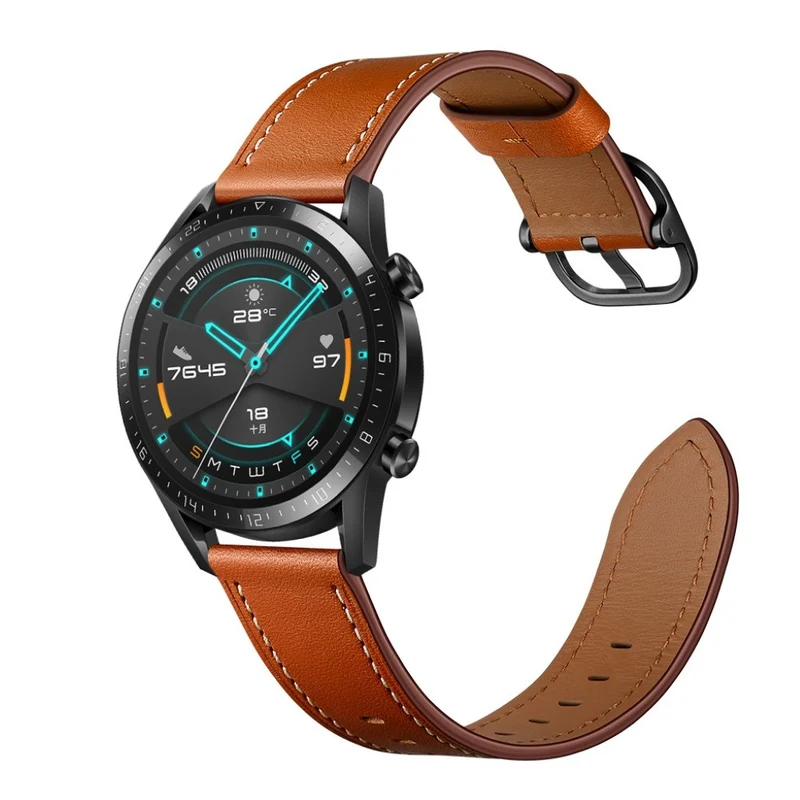 Samsung Galaxy Watch 3 (45mm) / Samsung Galaxy Watch (46mm) Echtes Leder armband