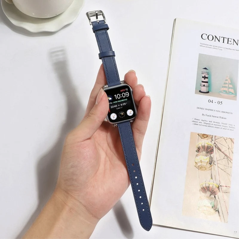 Mega cool Universell Apple Echtes Leder armband